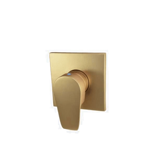Acabamento Monocomando Dourado Fosco para Chuveiro Base Deca Led - 12521223 - Perflex